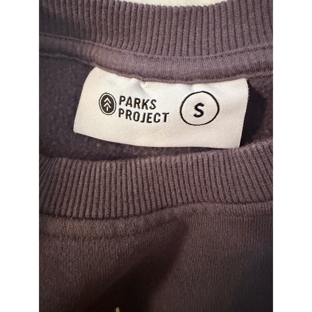 National Parks Project Sweatshirt Men Small Gorp Nature Granola Girl Gray Fleece - Picture 3 of 7